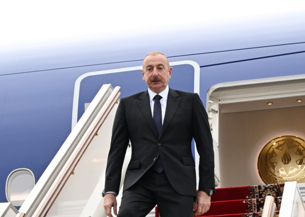 İlham Əliyev Rusiyaya getdi -FOTOLAR